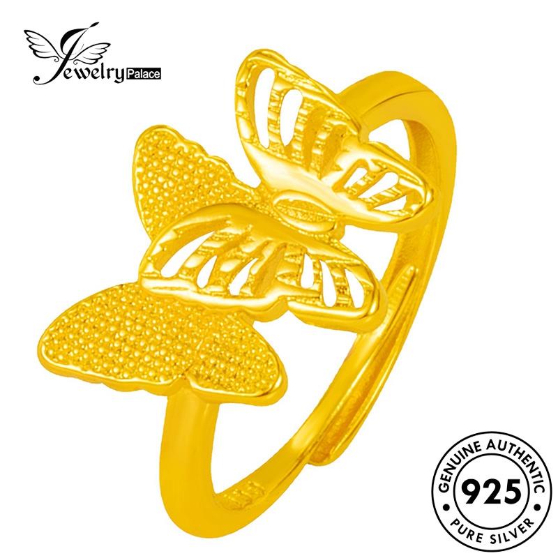 Tempat Perhiasan925 Wanita Asli Kupu Set Kalung Perak S73