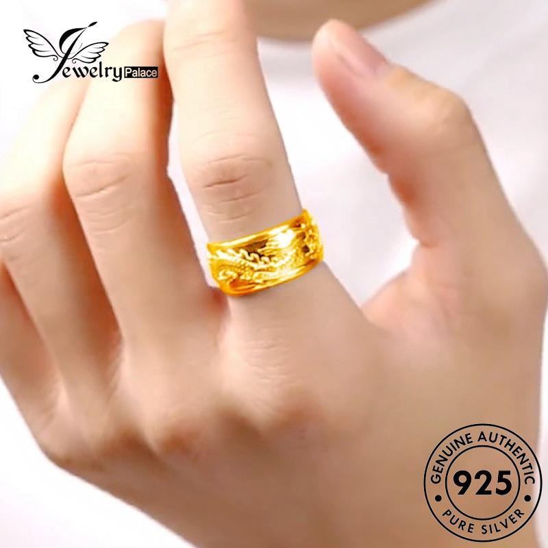 Jewelrypalace 925naga Cincin Trendy Pria Perak Asli R1735