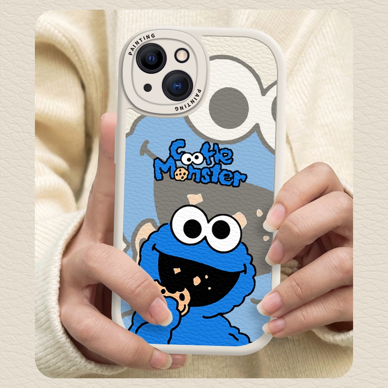 Case iPhone Untuk14 /13 /12 /11 Promax Kartun SESAME STREET Soft Casing Untuk Iphone6 /7X8 Plus/X/XR/Xs Max Cover