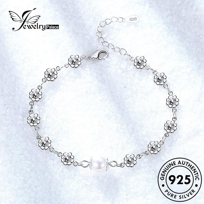 Jewelrypalace Plum Asli Gelang Mutiara Fashion Perak925 Wanita B89