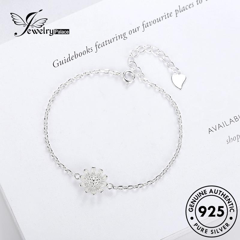 Perhiasantempat Wanita Daisy Kecil925 Fresh Gelang Perak Asli B26