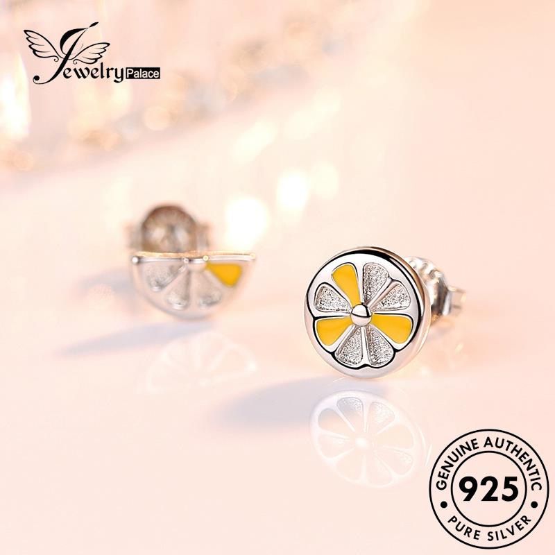 Jewelrypalace Lemon925 Anting Wanita Stud Perak Asli Pribadi E247