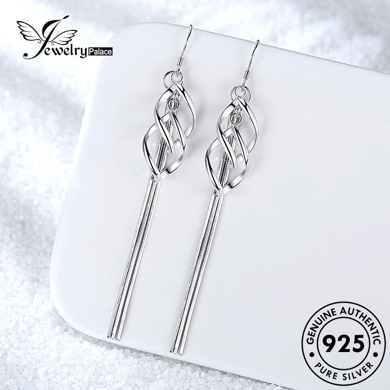 Jewelrypalace Wanita925 Anting Perak Lucu Emas Belah Ketupat Asli Kait E446