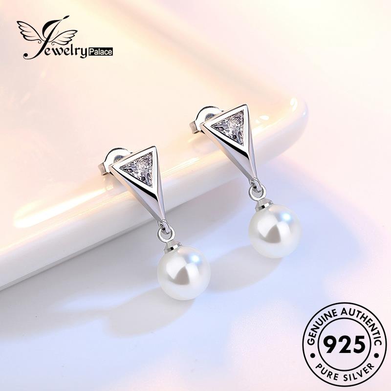 Jewelrypalace Anting Fashion925 Stud Mutiara Wanita Perak Asli E570