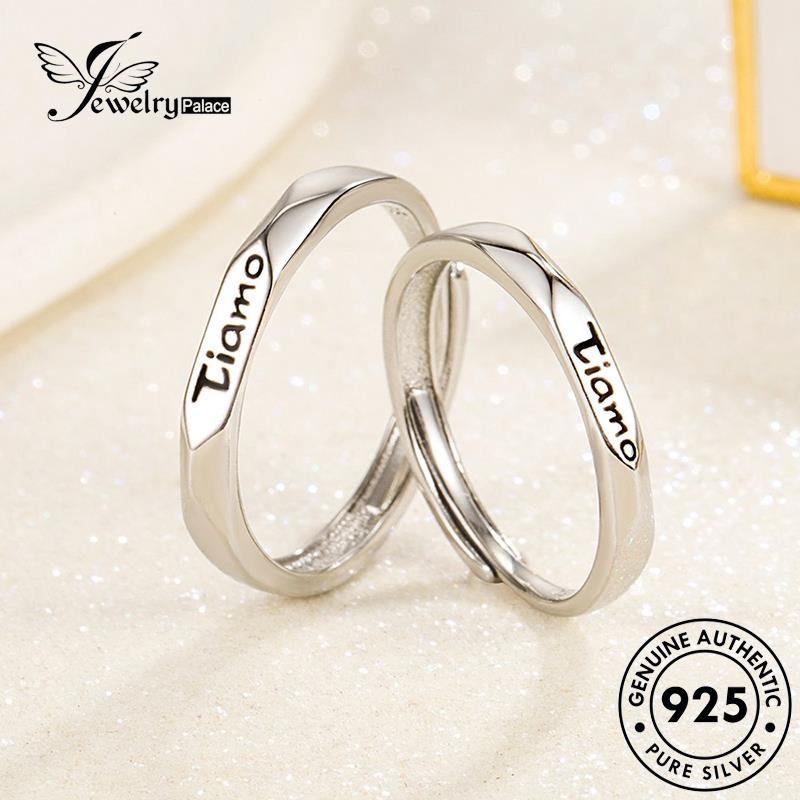Jewelrypalace Simple You 925cincin Couple I Asli Love Perak R97