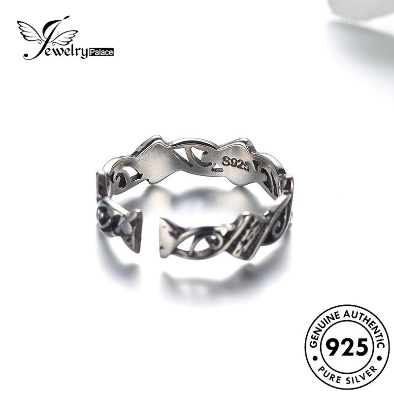 Jewelrypalace Braided Vintage Wanita925 Cincin Perak Asli Twist R266