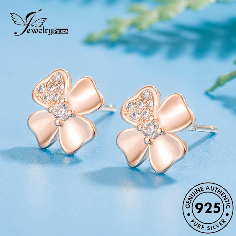 Jewelrypalace Stud Perak Anting Wanita Canggih Berlian Moissanite Asli925 E799