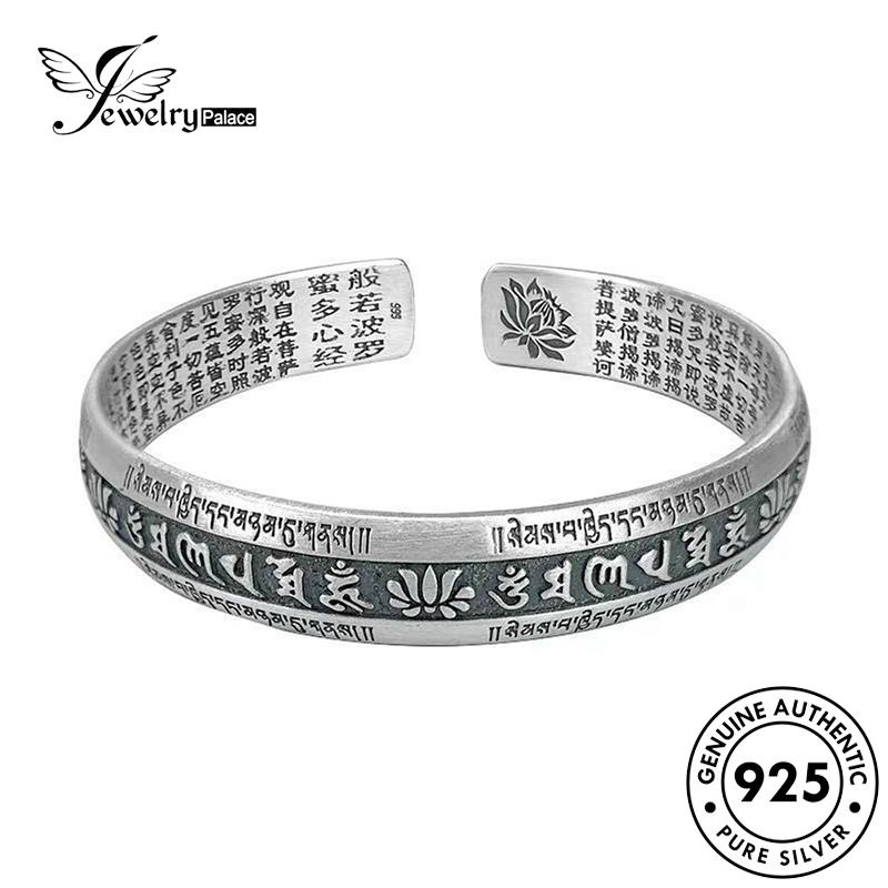 Jewelrypalace Gelang Hati Vintage Perak Sutra Wanita925 Asli B237