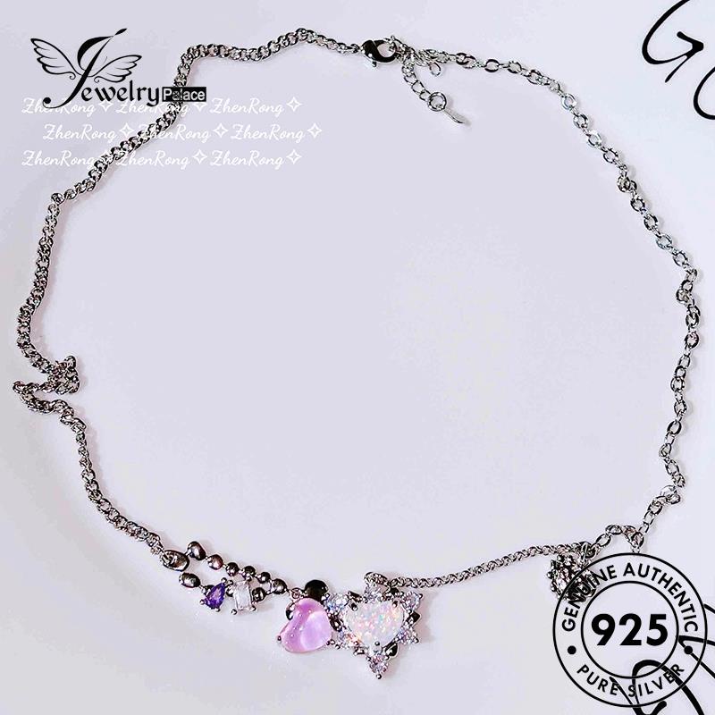 Jewelrypalace Kalung Perak Asli Love925 Wanita Moonstone Fashion N1123