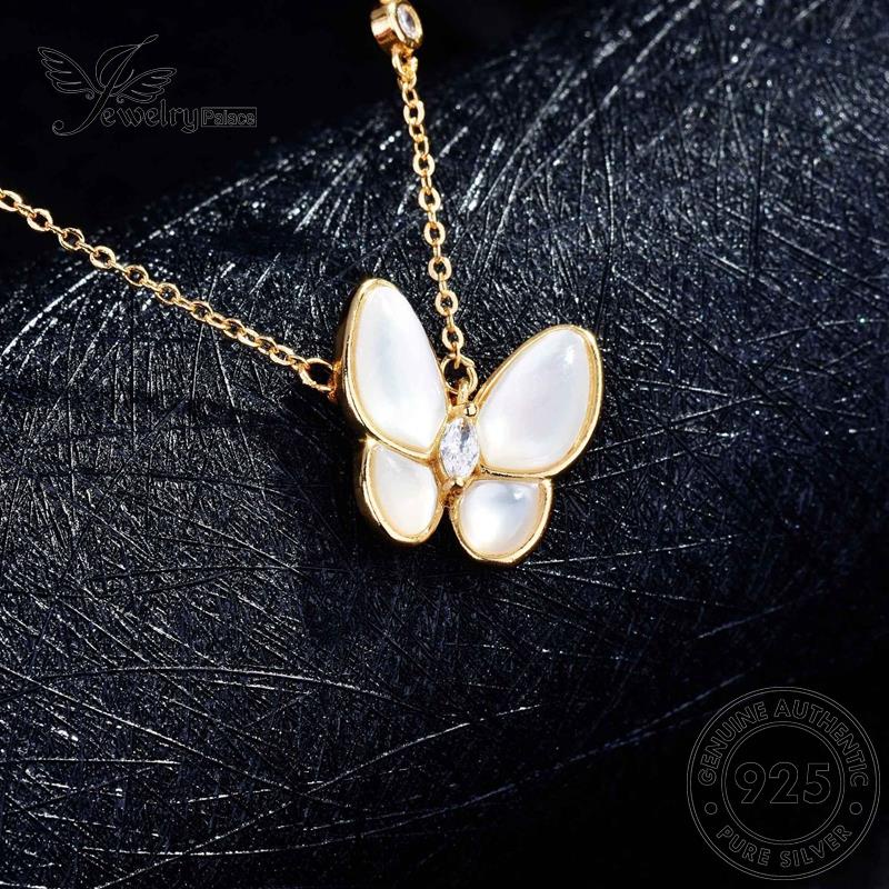 Jewelrypalace Kalung Perak Kupu-Kupu Wanita Lucu Asli925 N1248