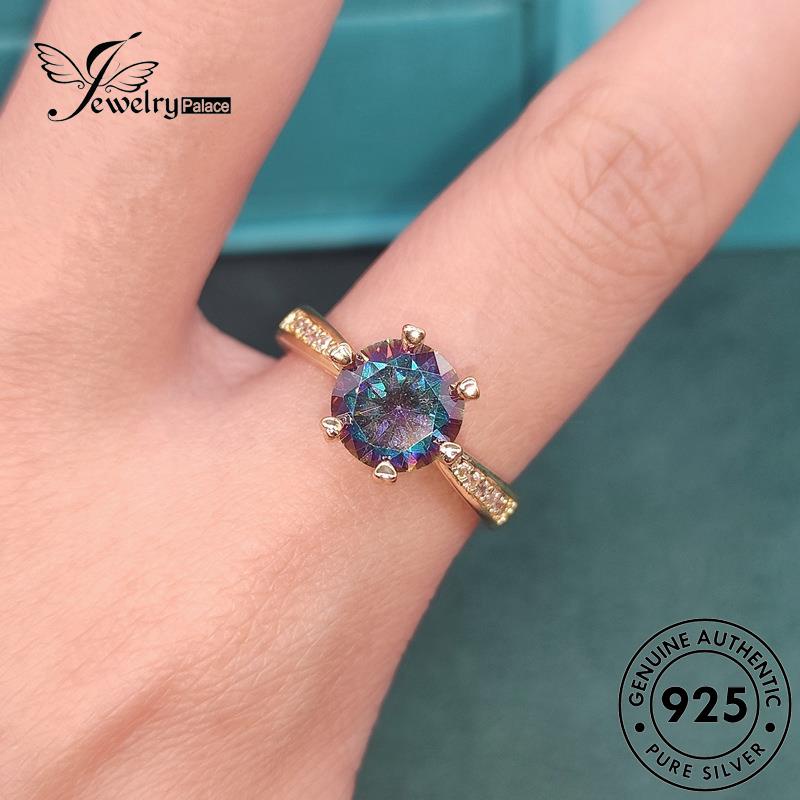 JEWELRYPALACE korea Claws Kawin Silver Cincin Perak Wanita Agate Original Sterling Nikah Six Perhiasan 925 Silver Murni Asli Aksesori Temperament R2247