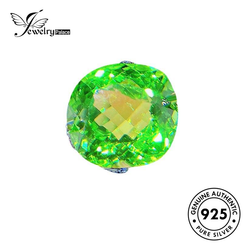 JEWELRYPALACE Nikah Aksesori Sterling Wanita Original Asli Perhiasan Perak Cincin Emerald 925 Silver Kawin Creative Murni korea Square Silver R2328