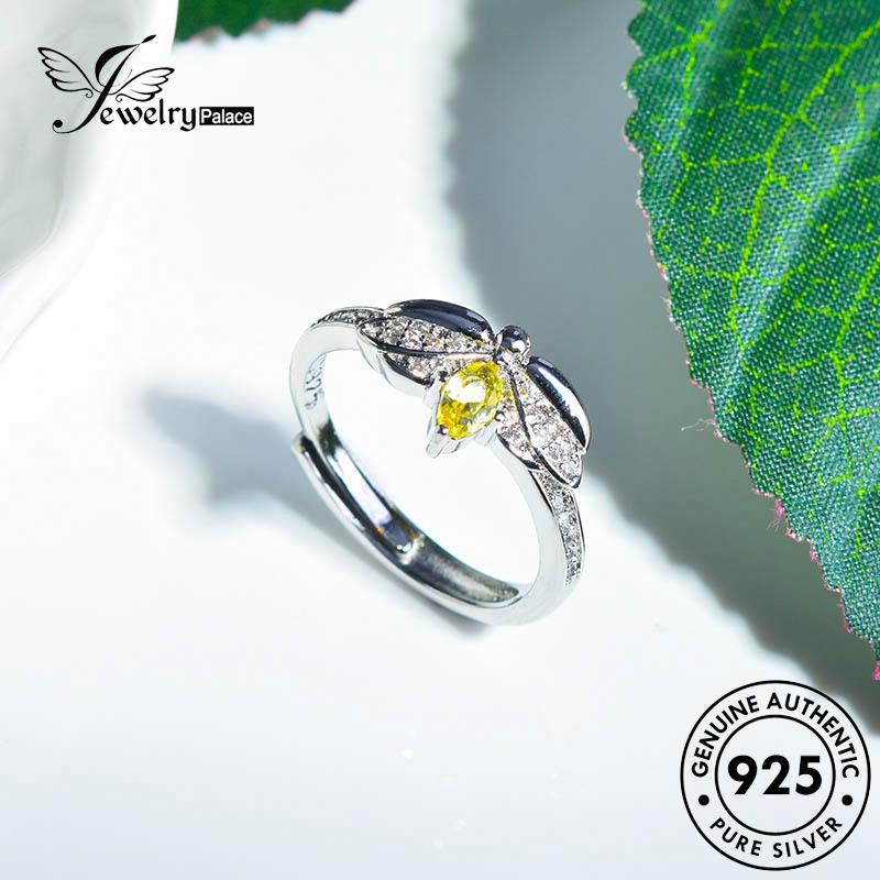 Jewelrypalace Emerald Ruby Citrine Perak Asli Safir Cincin Mewah Perhiasan Wanita925 M104