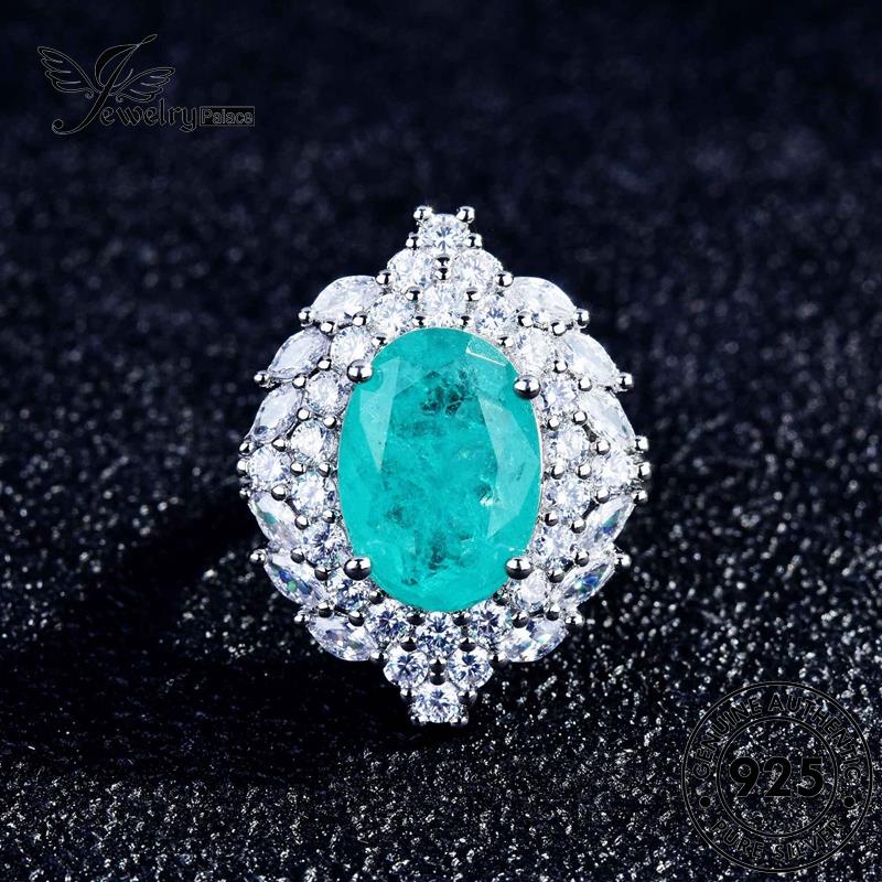 Jewelrypalace Kalung Perak925 Wanita Set Sapphire Mewah Original S368