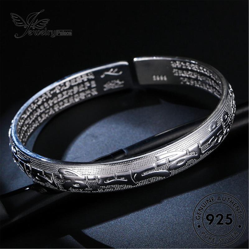 Jewelrypalace Gelang Sutra Asli Hati925 Wanita Silver Vintage B41