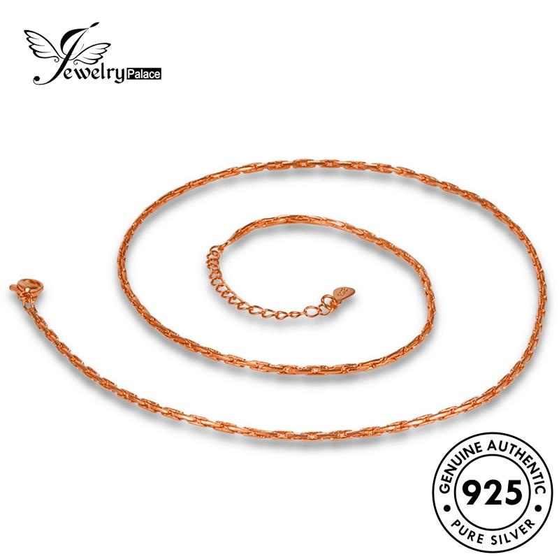 Jewelrypalace Kalung Perak925 Dua Warna Emas Asli Wanita N1008