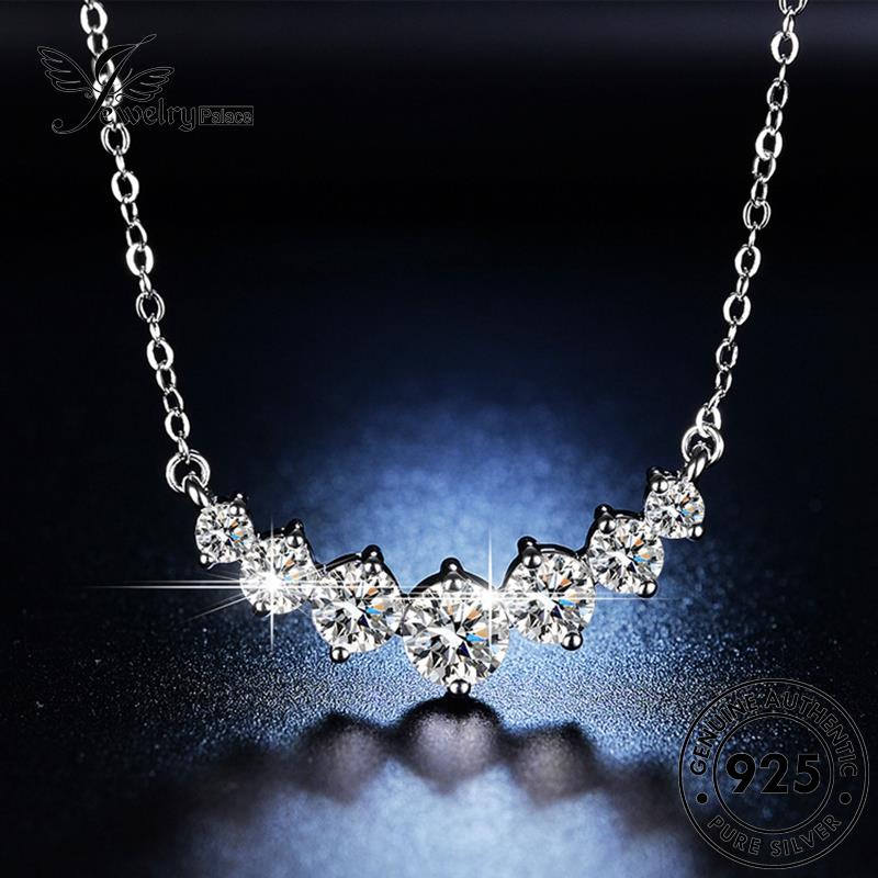 Jewelrypalace Asli Berlian Moissanite Kalung Perak925 Fashion Wanita N55