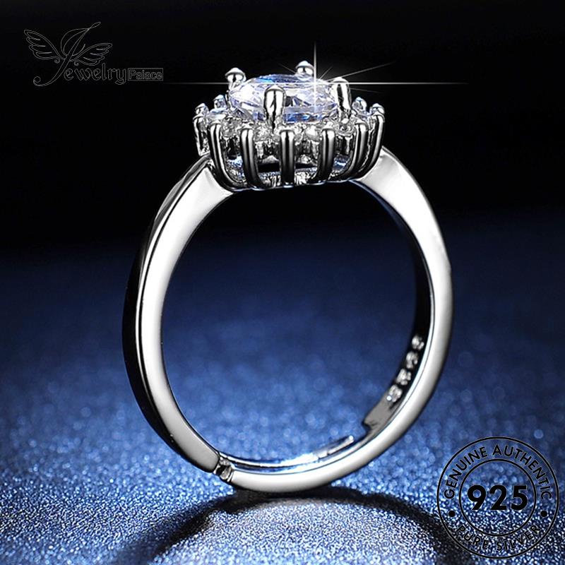 Jewelrypalace Moissanite Asli Perak925 Snowflake Wanita Kreatif Cincin Berlian R173