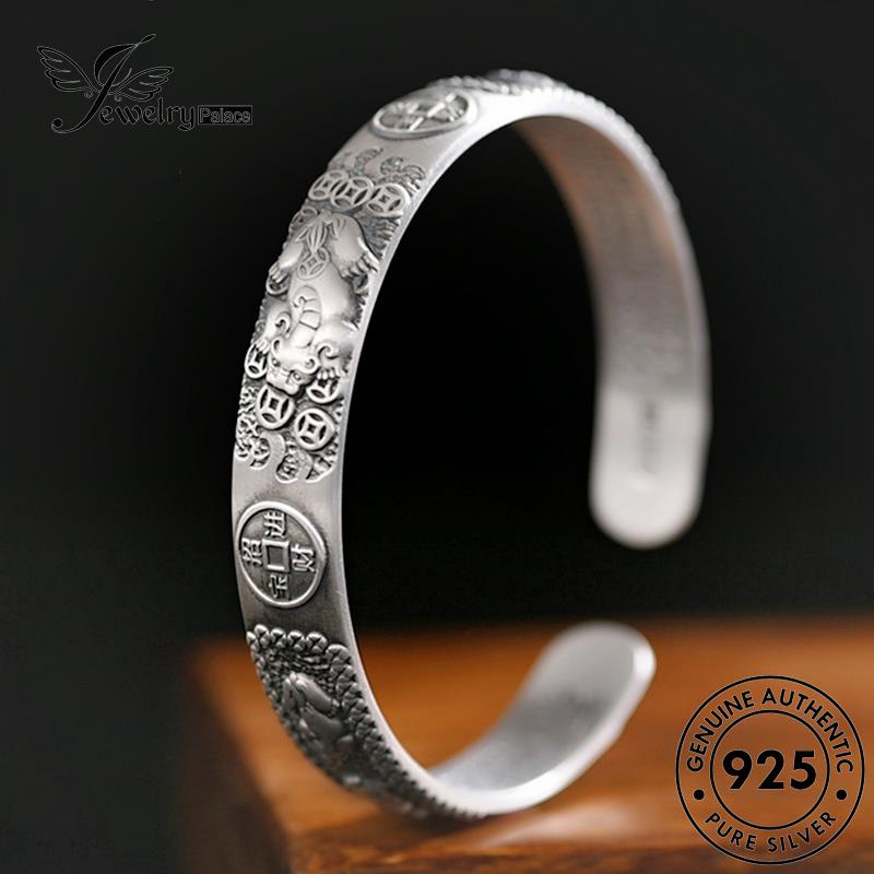 Jewelrypalace Perak925 Mendominasi Wanita Gelang Pixiu Asli B666