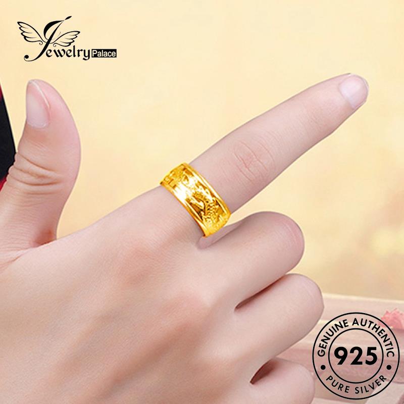 Jewelrypalace 925naga Cincin Trendy Pria Perak Asli R1735