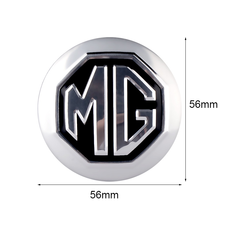 Mg 4Pcs 56mm Roda Mobil Center Hub Cap Cover Sticker Rim Emblem Untuk ZS HS 4mg4 Mulan EP MG5 MG6 GS 5 6 GT Aksesoris2022 2023