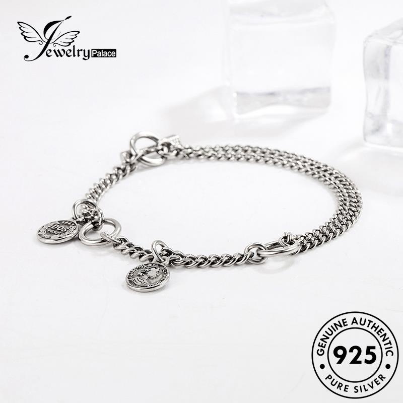 Jewelrypalace Silver Queen Personality925 Wanita Asli Gelang B208