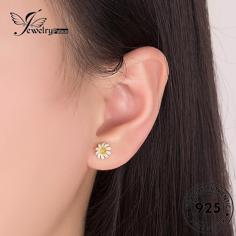 Jewelrypalace Daisy Anting Tusuk Fashion Perak Asli Wanita925 E27