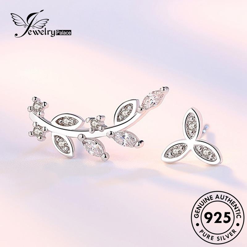 Perhiasantempat Wanita Fashion Moissanite Perak Asli Daun925 Anting Stud Berlian E130