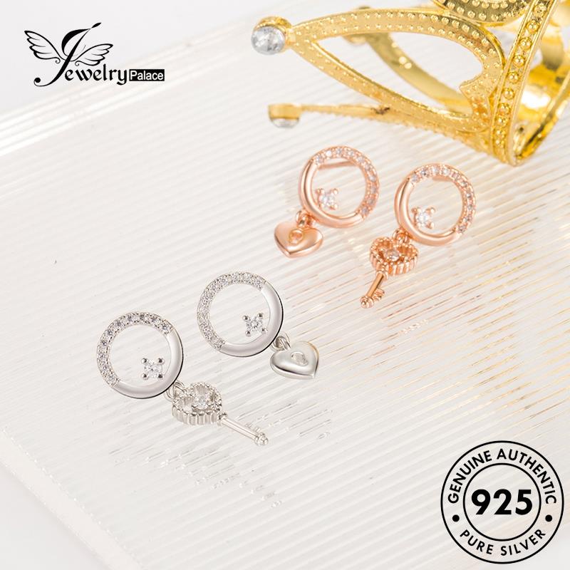 Jewelrypalace Anting Temperamen Tusuk Kunci925 Wanita Perak Asli E774