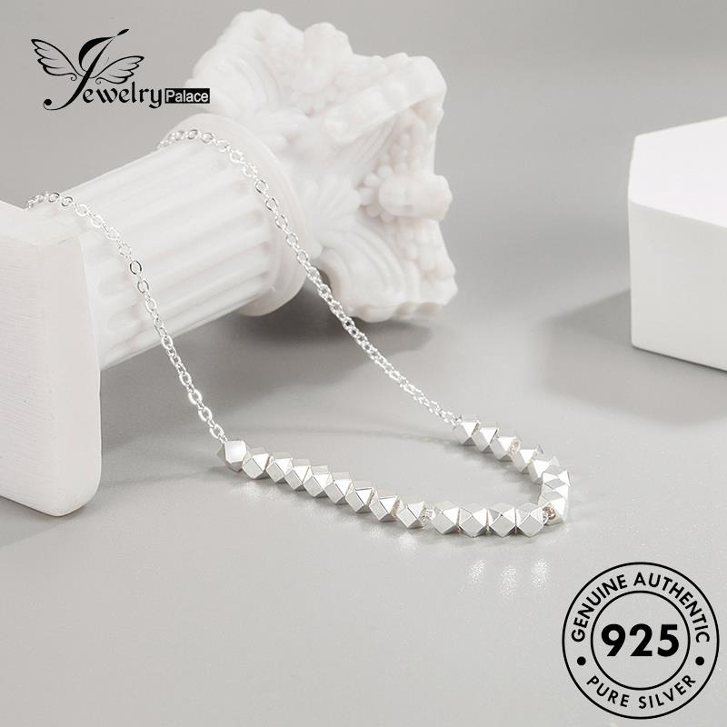 Jewelrypalace Kalung Perak Blok Ins Wind925 Wanita Asli N32
