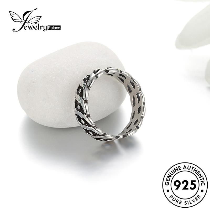 Jewelrypalace 925 Perak Wanita Temperamen Retro Rings Asli R216