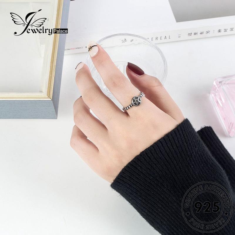 Jewelrypalace Perak925 Wanita Bintang Cincin Retro Asli R232