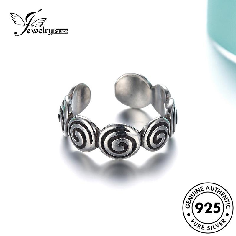 Jewelrypalace Original Cincin Vintage Wanita Swirl Perak925 R264