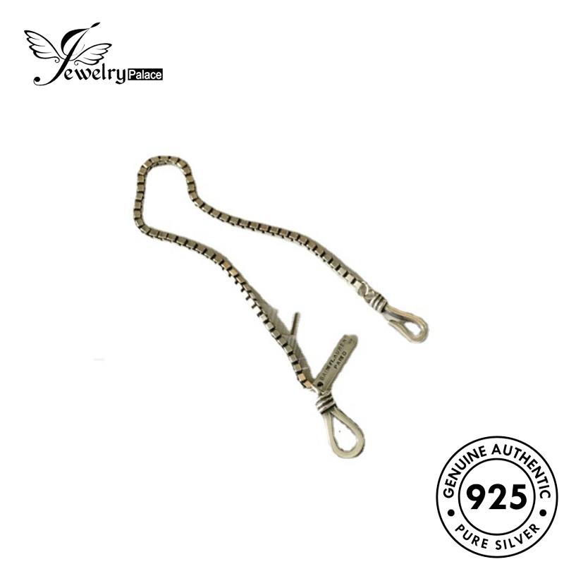 Jewelrypalace 925kotak Gelang Retro Asli Wanita Silver B58