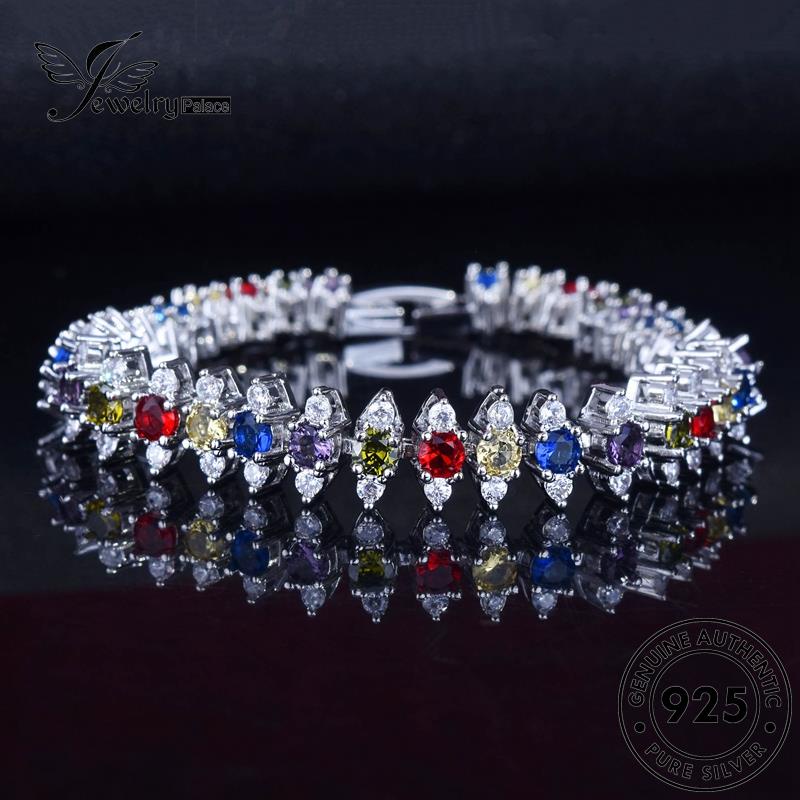 Jewelrypalace Gelang Perak Kristal Fashion Wanita Asli925 B525