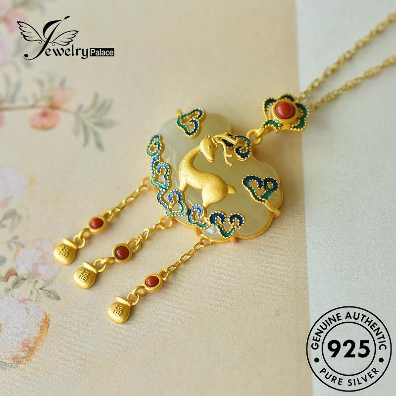 Jewelrypalace Jade Original Wishful925 Kalung Fashion Wanita Perak Kunci N1174