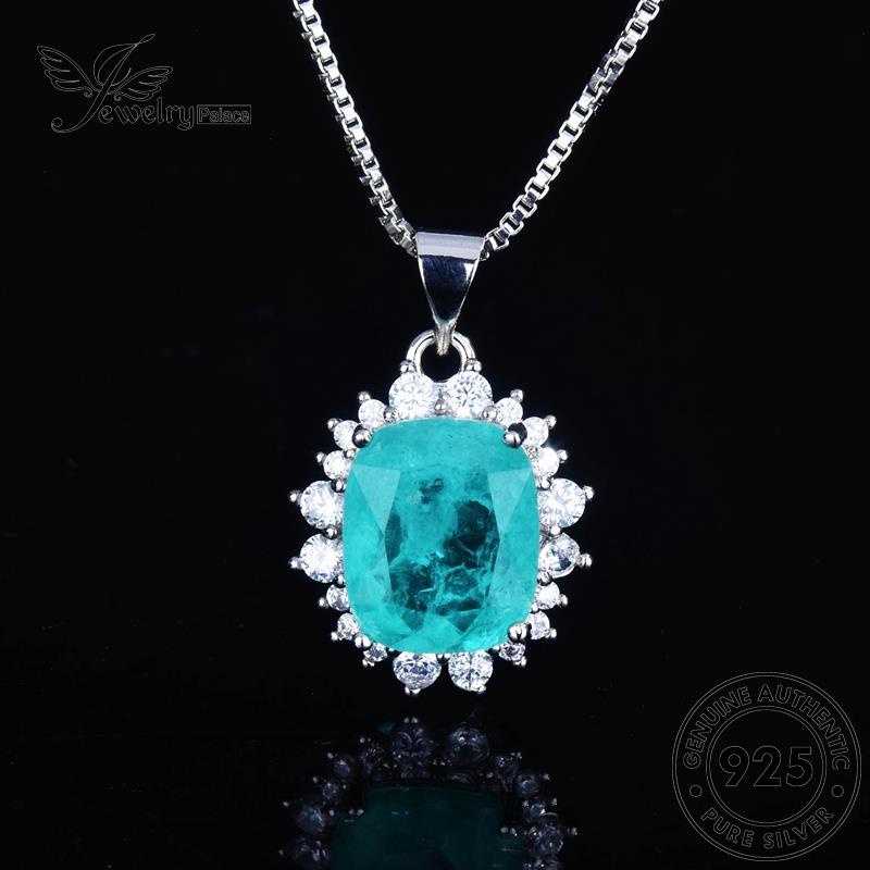 Jewelrypalace Sapphire Kalung Perak Asli Kreatif925 Lingkaran Wanita N1208