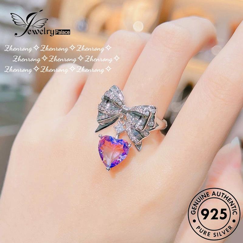 Jewelrypalace Amethyst Set Perak925 Asli Kreatif Jumbai Kalung Wanita S244