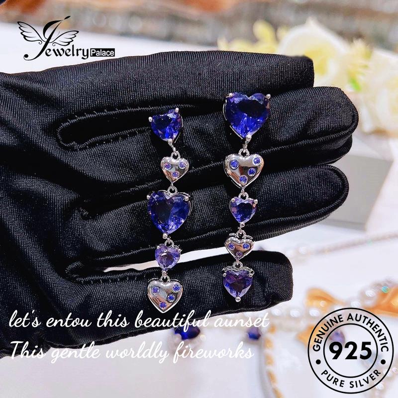 Jewelrypalace Mutiara Lavender Set Perak Asli925 Wanita Kalung S463