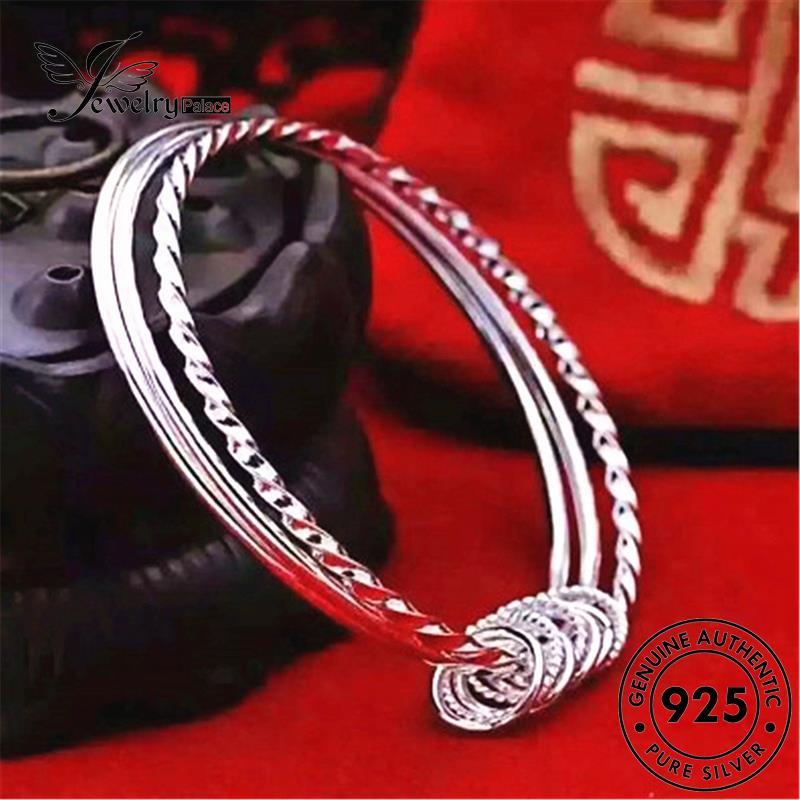 Jewelrypalace Tri-Coil Fashion Gelang Perak925 Wanita Asli B75