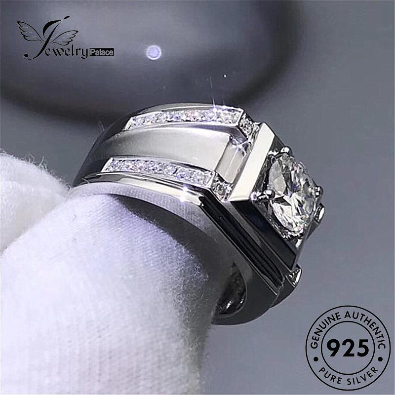 Perhiasantempat Cincin Perak925 Berlian Moissanite Domineering Wanita Asli R307