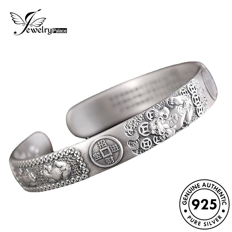 Jewelrypalace Perak925 Mendominasi Wanita Gelang Pixiu Asli B666