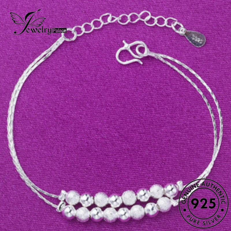 Jewelrypalace Gelang Fashion Wanita Bintang925 Perak Asli Berujung Lima B675