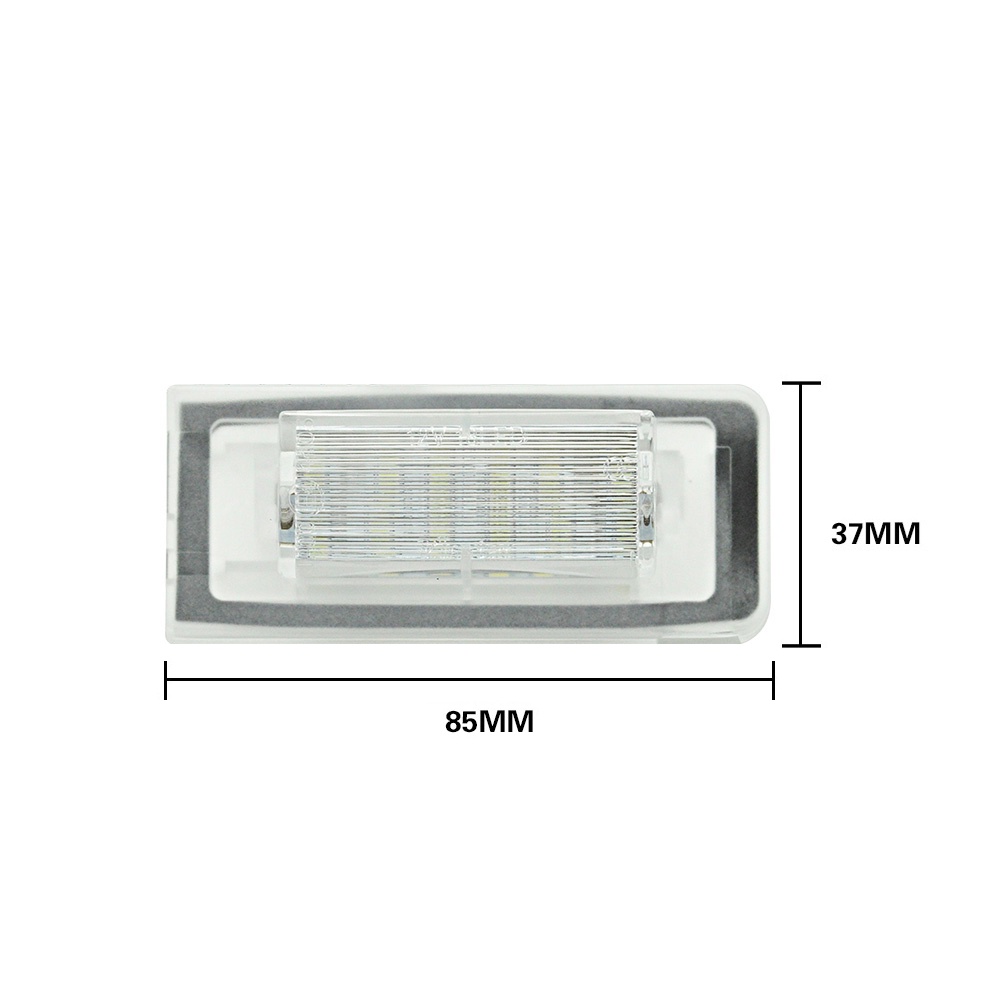 Untuk AUDI TT 8N 1999-2006 Mobil Belakang Putih LED Plat Lampu Nomer Plat Lampu