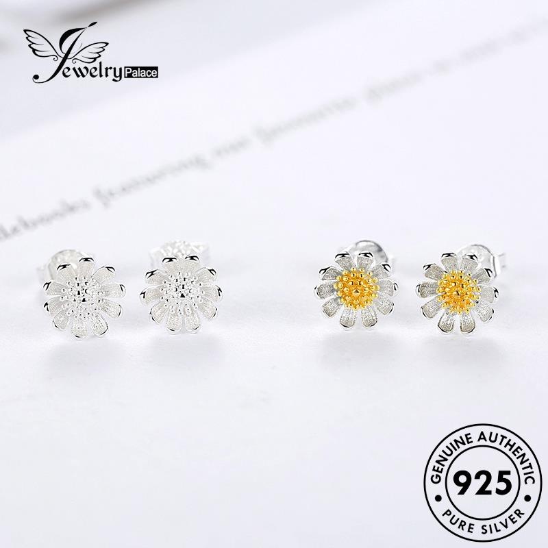 Jewelrypalace Daisy Anting Tusuk Fashion Perak Asli Wanita925 E27