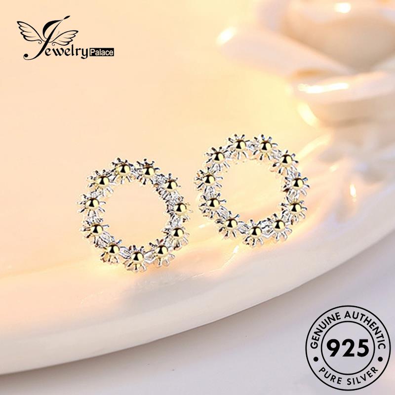 Jewelrypalace Wanita Bunga Matahari Perak Asli Anting Tusuk Fashion925 E297