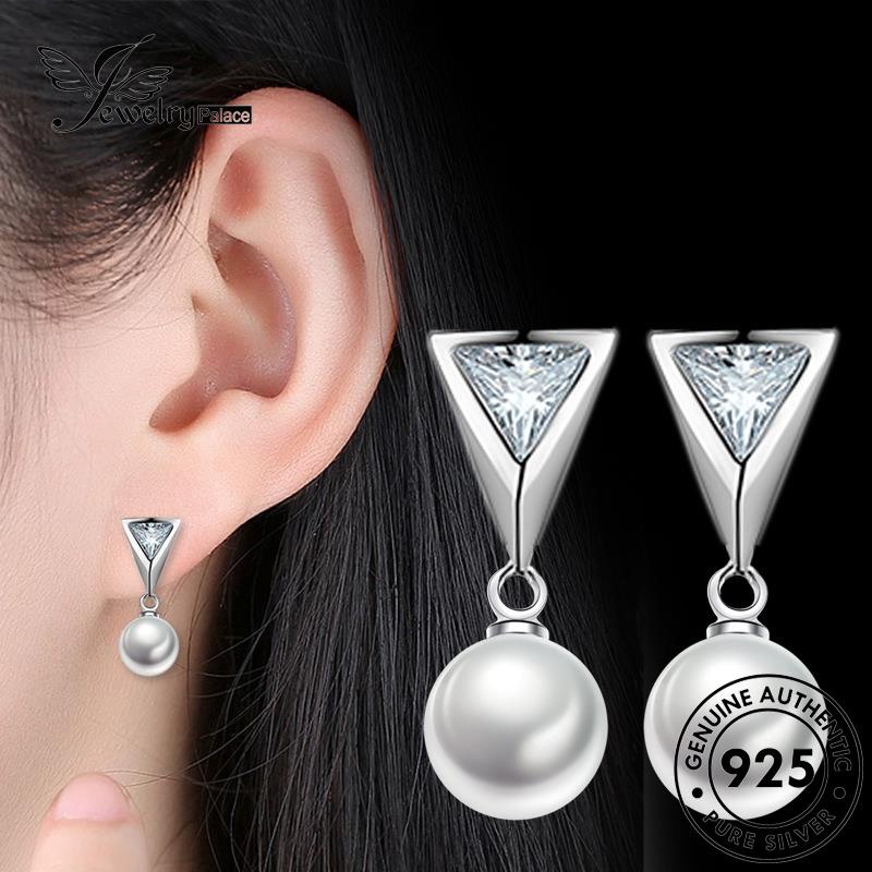 Jewelrypalace Anting Fashion925 Stud Mutiara Wanita Perak Asli E570