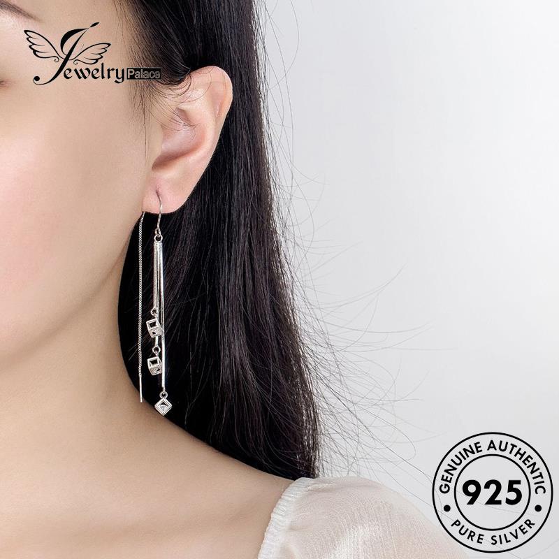 Jewelrypalace Perak Wanita Kubus Love Asli925 Anting Tetes E712