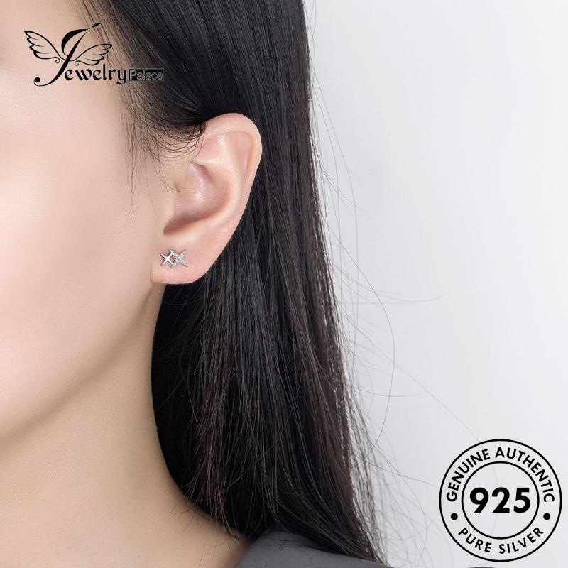 Jewelrypalace Stud Asli925 Anting Desain Bintang Perak Wanita E769