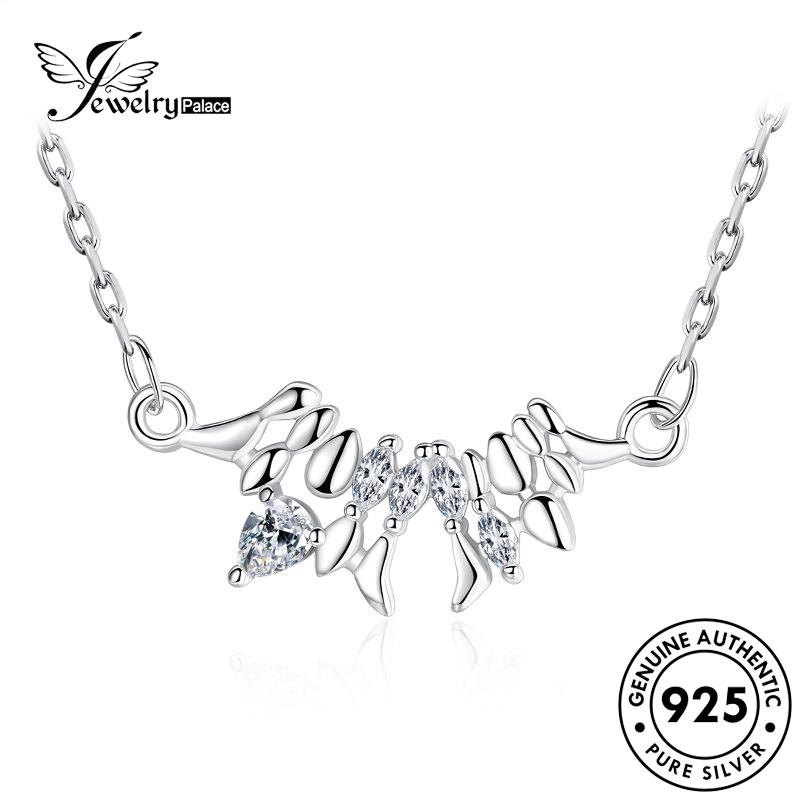 Jewelrypalace Kalung Asli Manis925 Detak Jantung Perak Wanita N49